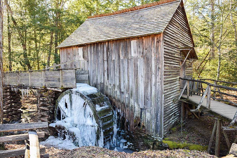 Grist mill in Cades Cove, Smoky Mountains